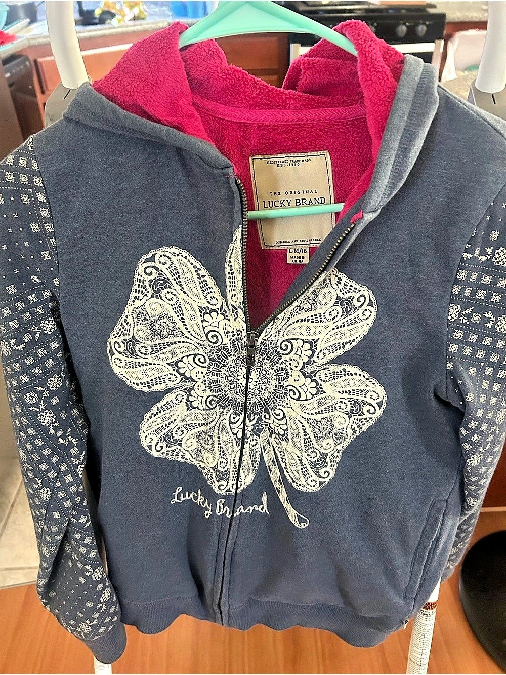 Lucky Brand Girls zip up